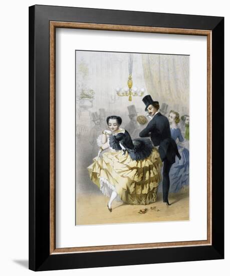 Dance in Paris, Couple of Dancers, France-null-Framed Giclee Print