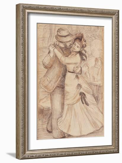 Dance in the Country, 1883-Pierre-Auguste Renoir-Framed Giclee Print