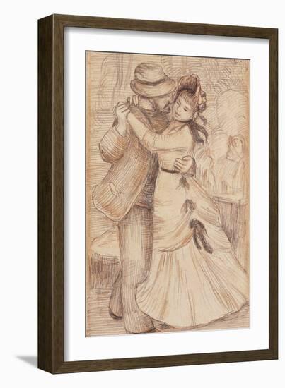 Dance in the Country, 1883-Pierre-Auguste Renoir-Framed Giclee Print