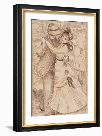 Dance in the Country, 1883-Pierre-Auguste Renoir-Framed Giclee Print