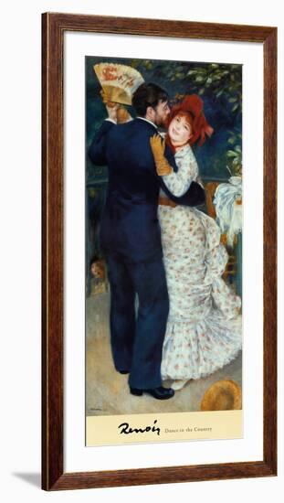 Dance in the Country-Pierre-Auguste Renoir-Framed Art Print