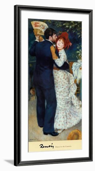 Dance in the Country-Pierre-Auguste Renoir-Framed Art Print