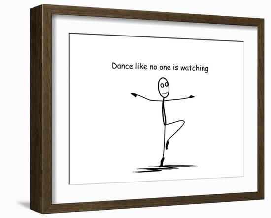 Dance Like No One 2-Ata Alishahi-Framed Giclee Print