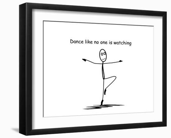 Dance Like No One 2-Ata Alishahi-Framed Giclee Print