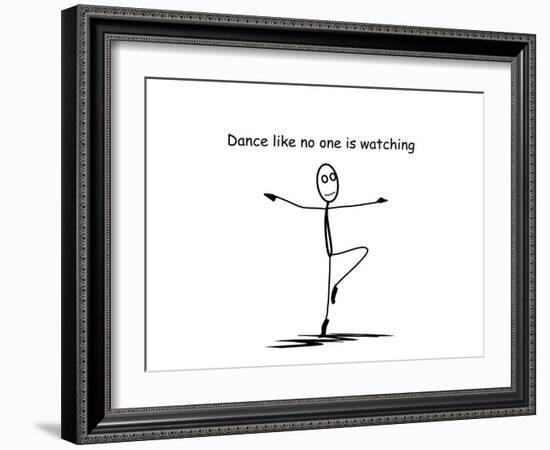 Dance Like No One 2-Ata Alishahi-Framed Giclee Print