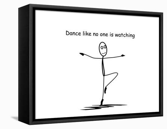 Dance Like No One 2-Ata Alishahi-Framed Premier Image Canvas