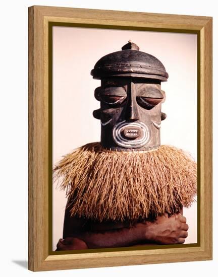 Dance Masks Used by the Bushonogo Tribe in the Belgian Congo-Eliot Elisofon-Framed Premier Image Canvas