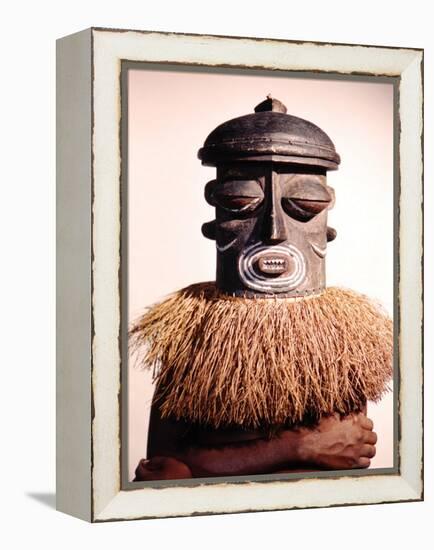 Dance Masks Used by the Bushonogo Tribe in the Belgian Congo-Eliot Elisofon-Framed Premier Image Canvas