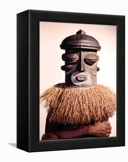 Dance Masks Used by the Bushonogo Tribe in the Belgian Congo-Eliot Elisofon-Framed Premier Image Canvas