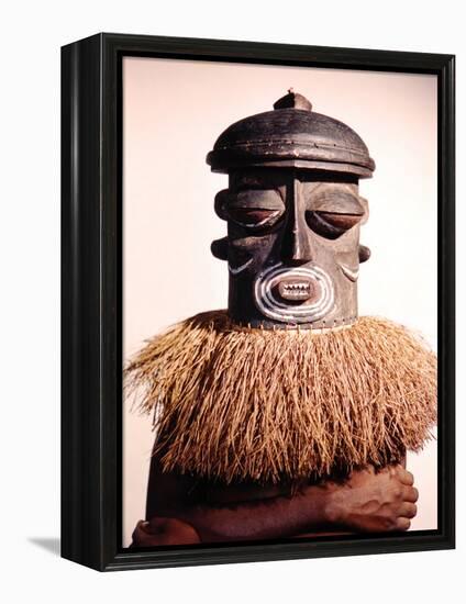 Dance Masks Used by the Bushonogo Tribe in the Belgian Congo-Eliot Elisofon-Framed Premier Image Canvas