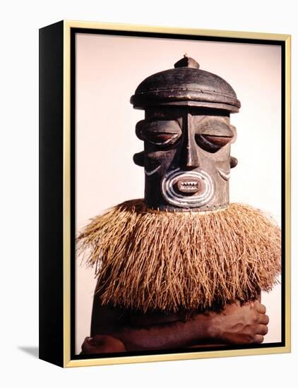 Dance Masks Used by the Bushonogo Tribe in the Belgian Congo-Eliot Elisofon-Framed Premier Image Canvas