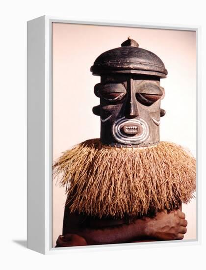 Dance Masks Used by the Bushonogo Tribe in the Belgian Congo-Eliot Elisofon-Framed Premier Image Canvas