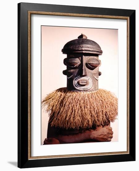 Dance Masks Used by the Bushonogo Tribe in the Belgian Congo-Eliot Elisofon-Framed Photographic Print