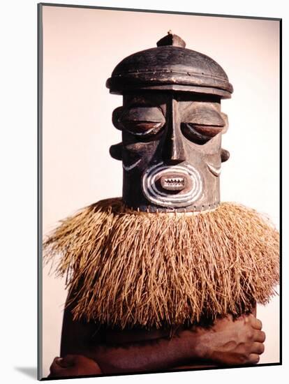 Dance Masks Used by the Bushonogo Tribe in the Belgian Congo-Eliot Elisofon-Mounted Photographic Print