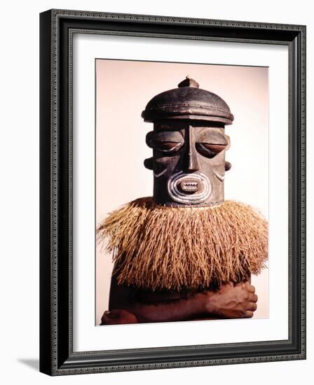 Dance Masks Used by the Bushonogo Tribe in the Belgian Congo-Eliot Elisofon-Framed Photographic Print