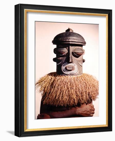 Dance Masks Used by the Bushonogo Tribe in the Belgian Congo-Eliot Elisofon-Framed Photographic Print