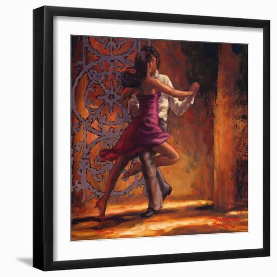 Dance Me In-Zeph Amber-Framed Art Print