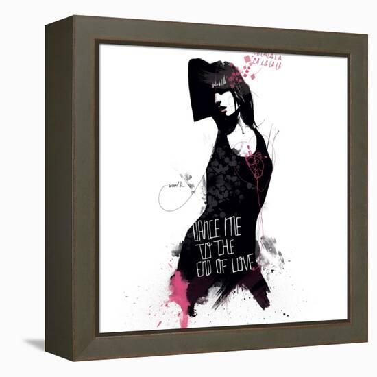 Dance me to the end of love-Manuel Rebollo-Framed Stretched Canvas