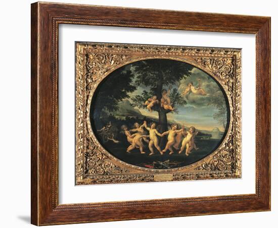 Dance of Cupids, 1620-1630-Francesco Albani-Framed Giclee Print