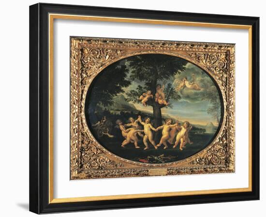 Dance of Cupids, 1620-1630-Francesco Albani-Framed Giclee Print