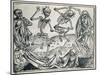 Dance of Death (1493)-Michael Wolgemut-Mounted Art Print
