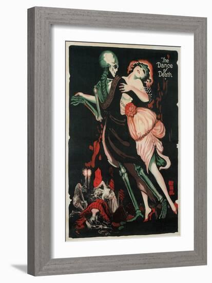 Dance of Death, Skeleton-null-Framed Giclee Print