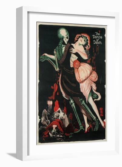 Dance of Death, Skeleton-null-Framed Premium Giclee Print