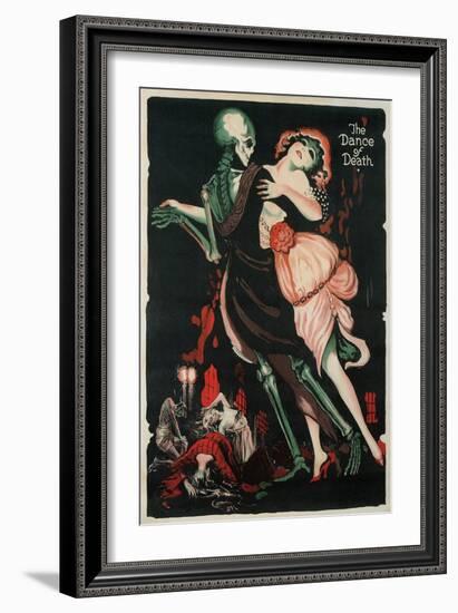 Dance of Death, Skeleton-null-Framed Premium Giclee Print