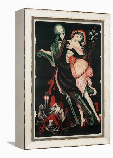 Dance of Death, Skeleton-null-Framed Stretched Canvas