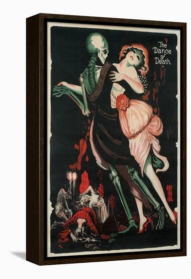 Dance of Death, Skeleton-null-Framed Stretched Canvas