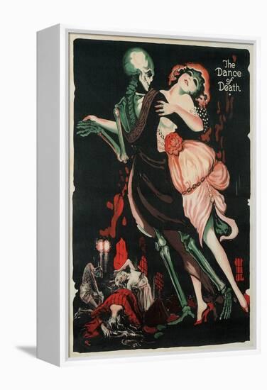 Dance of Death, Skeleton-null-Framed Stretched Canvas