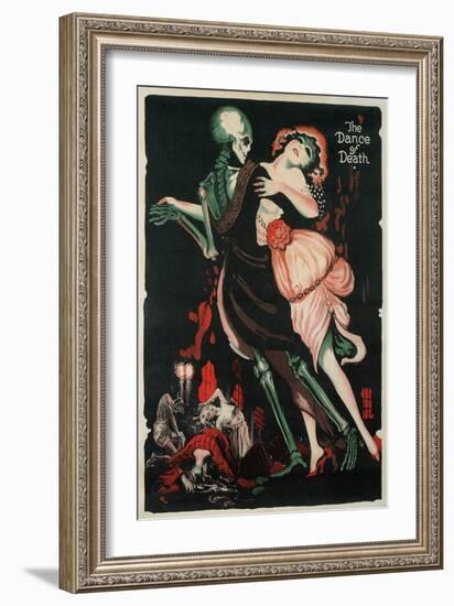 Dance of Death, Skeleton-null-Framed Art Print