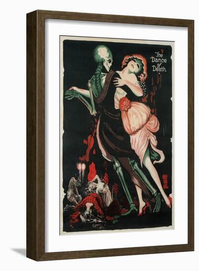 Dance of Death, Skeleton-null-Framed Art Print