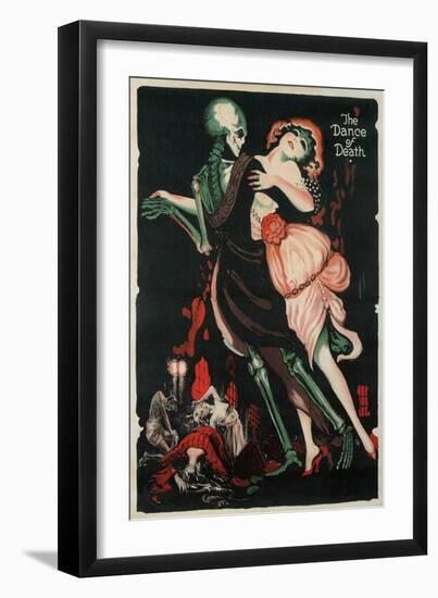 Dance of Death, Skeleton-null-Framed Art Print