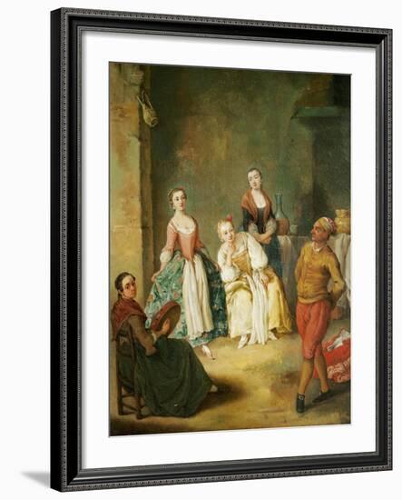 Dance of Furlana-Pietro Longhi-Framed Giclee Print