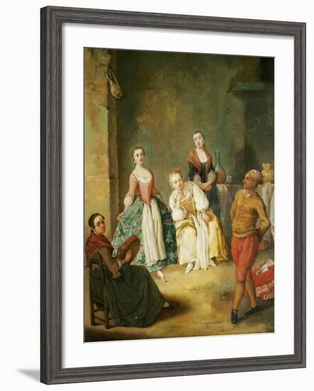 Dance of Furlana-Pietro Longhi-Framed Giclee Print