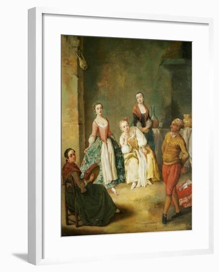 Dance of Furlana-Pietro Longhi-Framed Giclee Print