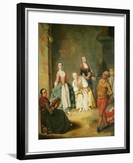 Dance of Furlana-Pietro Longhi-Framed Giclee Print