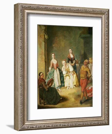 Dance of Furlana-Pietro Longhi-Framed Giclee Print