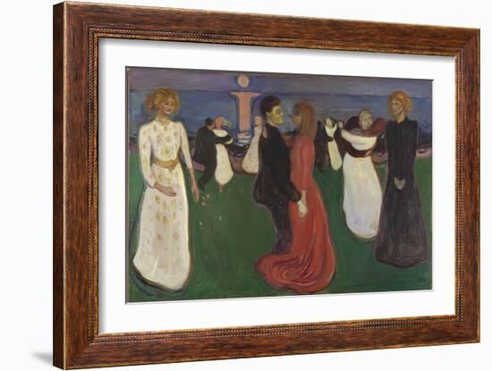 Dance of Life, 1899-1900 (Oil on Canvas)-Edvard Munch-Framed Giclee Print