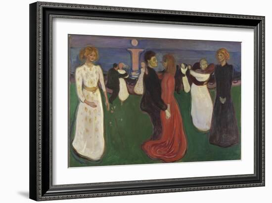 Dance of Life, 1899-1900 (Oil on Canvas)-Edvard Munch-Framed Giclee Print