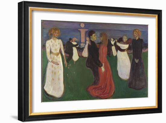 Dance of Life, 1899-1900 (Oil on Canvas)-Edvard Munch-Framed Giclee Print