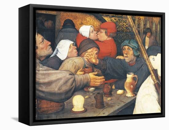 Dance of Peasants, 1568-Pieter Bruegel the Elder-Framed Premier Image Canvas