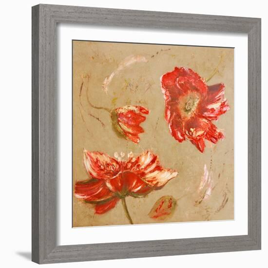 Dance of Poppies II-Patricia Pinto-Framed Art Print