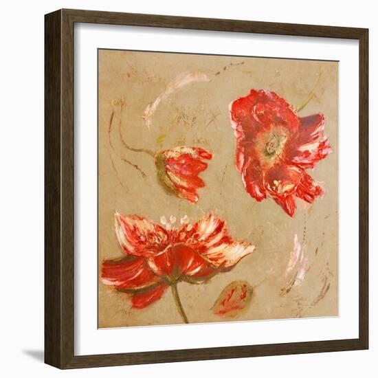 Dance of Poppies II-Patricia Pinto-Framed Art Print