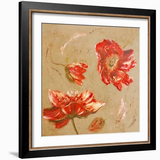 Dance of Poppies II-Patricia Pinto-Framed Art Print