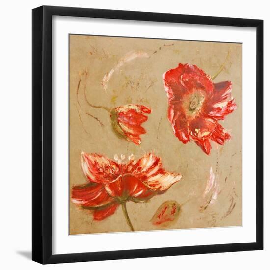 Dance of Poppies II-Patricia Pinto-Framed Art Print