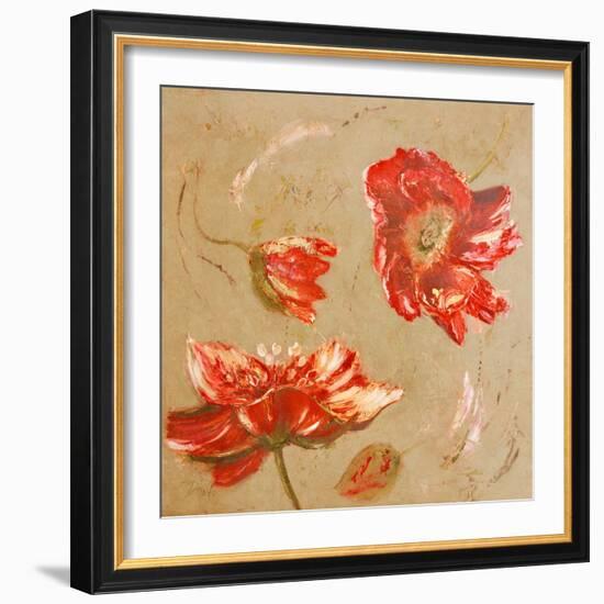 Dance of Poppies II-Patricia Pinto-Framed Art Print