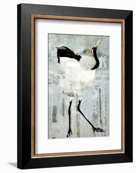 Dance of Red Crown II-Rachel Travis-Framed Art Print