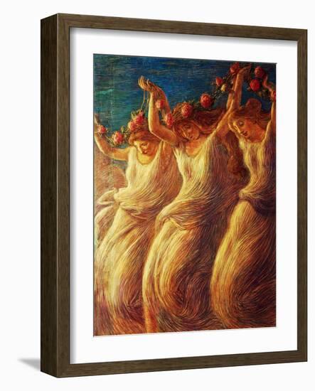 Dance of Rose, 1908-Gaetano Previati-Framed Giclee Print